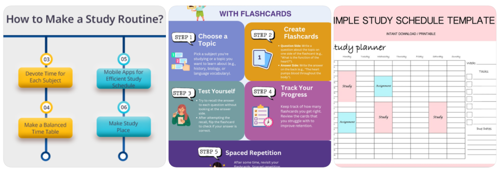 Student cramming for exams late at night