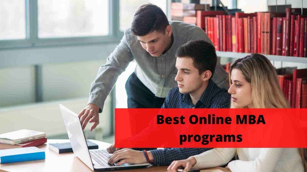 Online MBA coursework and virtual learning platform